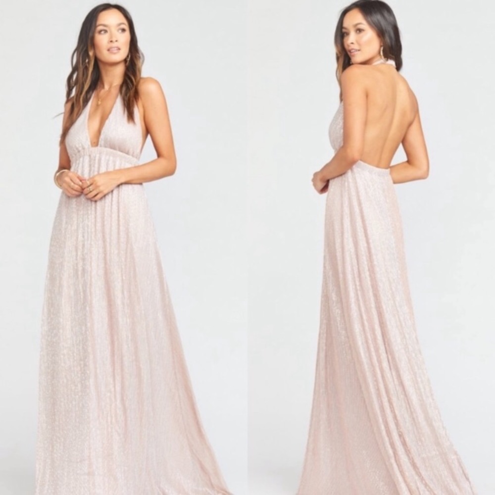 Show Me Your Mumu Luna Halter Dress